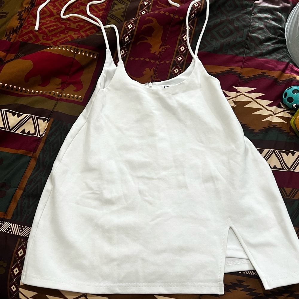Tigermist white jumper dress dress/jumper, pair with cute t shirt or bra…